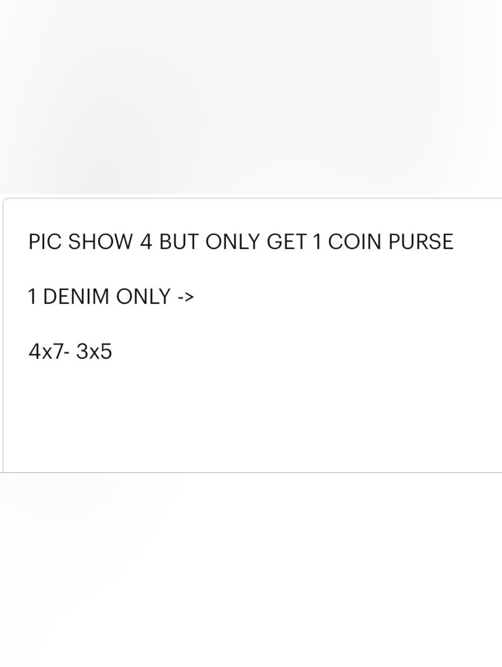 PICK( 1) DEMIN COIN PURSE-> 4.75x3x5 - Picture 3 of 3